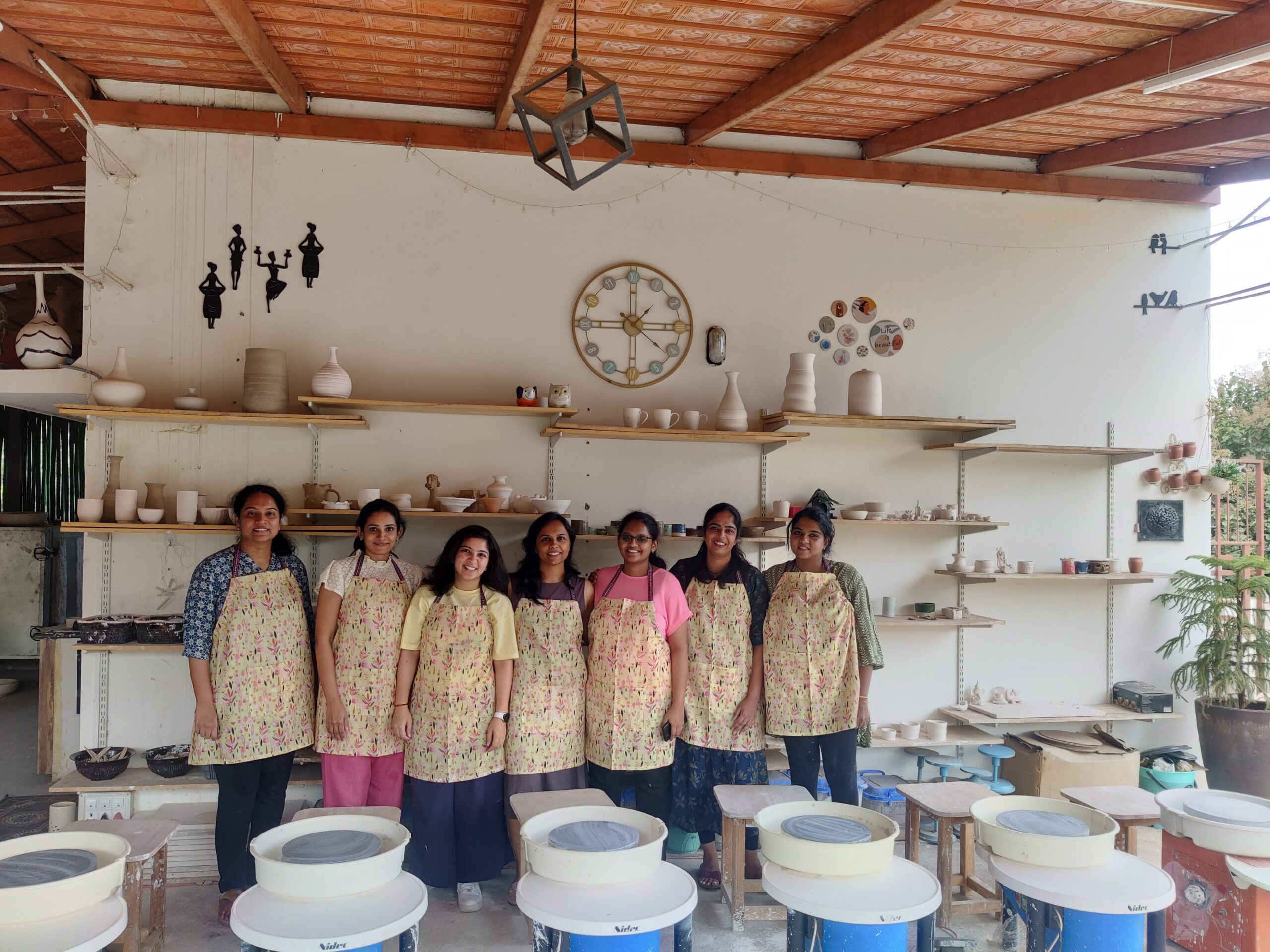 company pottery events