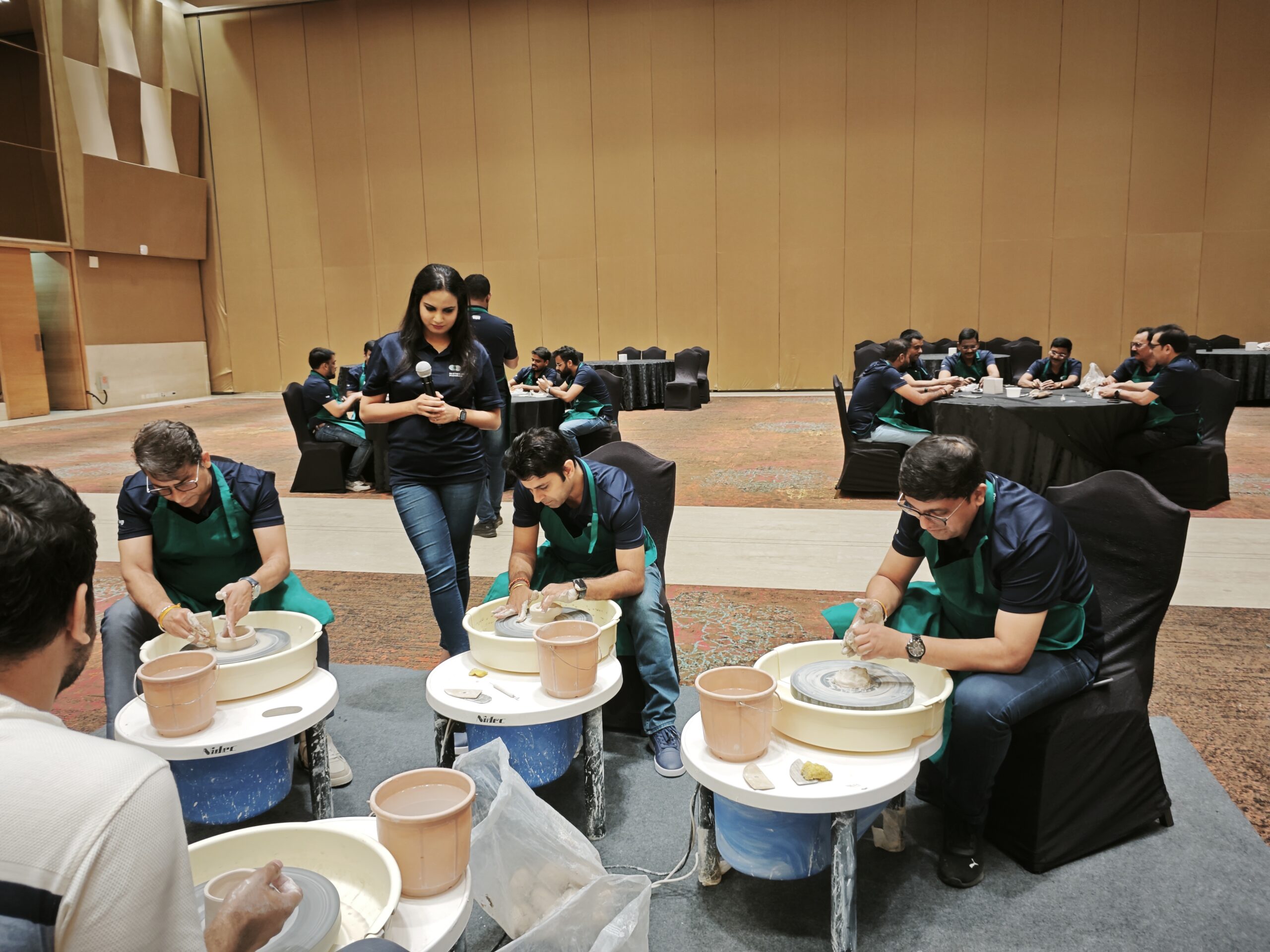 Group pottery workshop