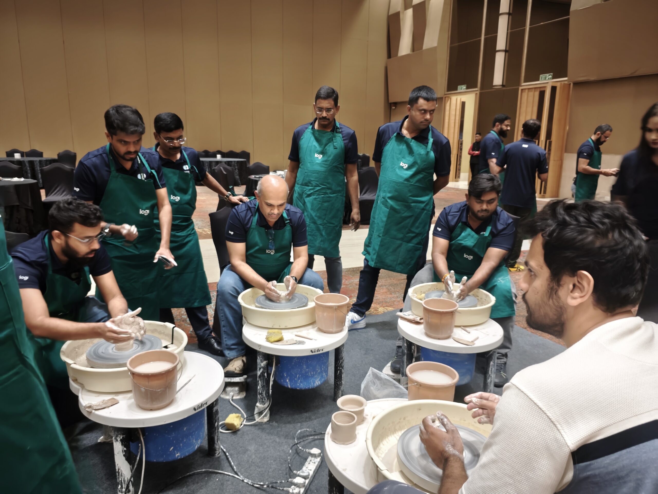 Corporate pottery workshops